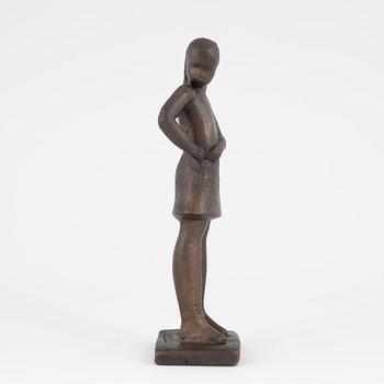 Lisa Larson, skulptur. Brons. Signerad och numrerad. Höjd 27 cm.