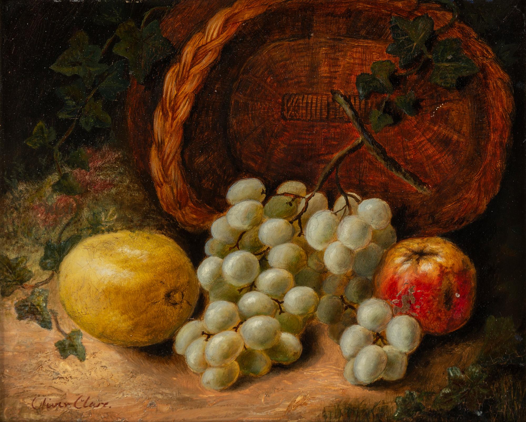 OLIVER CLARE, oil on panel, signed.