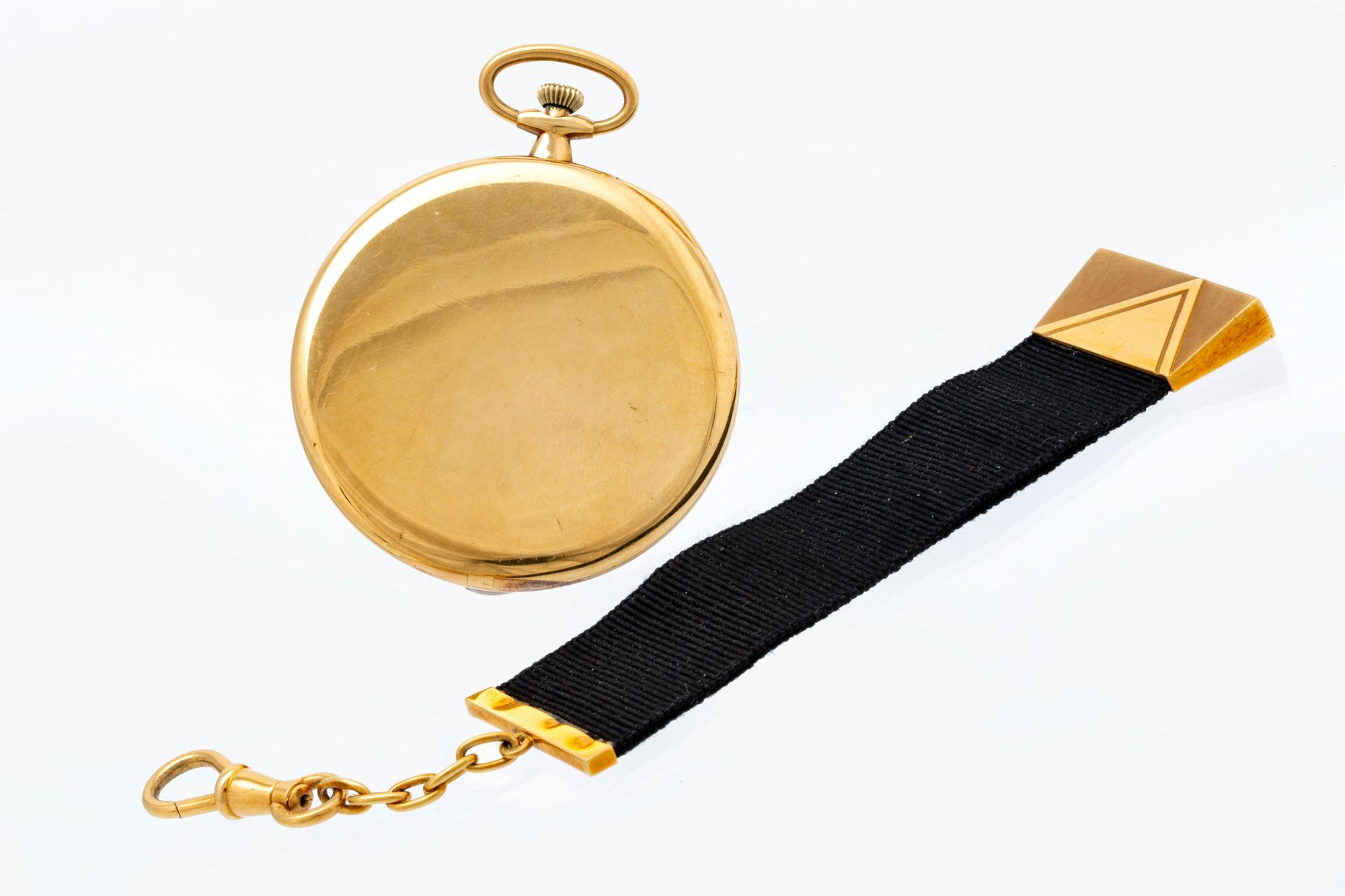 Touchon & Co för Tiffany & Co, fickur / frackur med chatelaine, 44,5 mm,