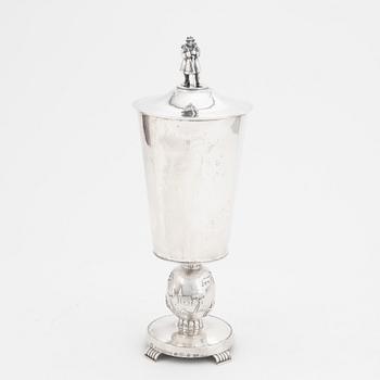 A Swedish silver cup, Tore Kullander, Borås 1943.