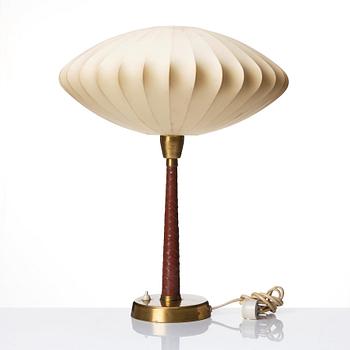Hans Bergström, a pair of table lamps, model "701", ateljé Lyktan, Sweden, 1950s.