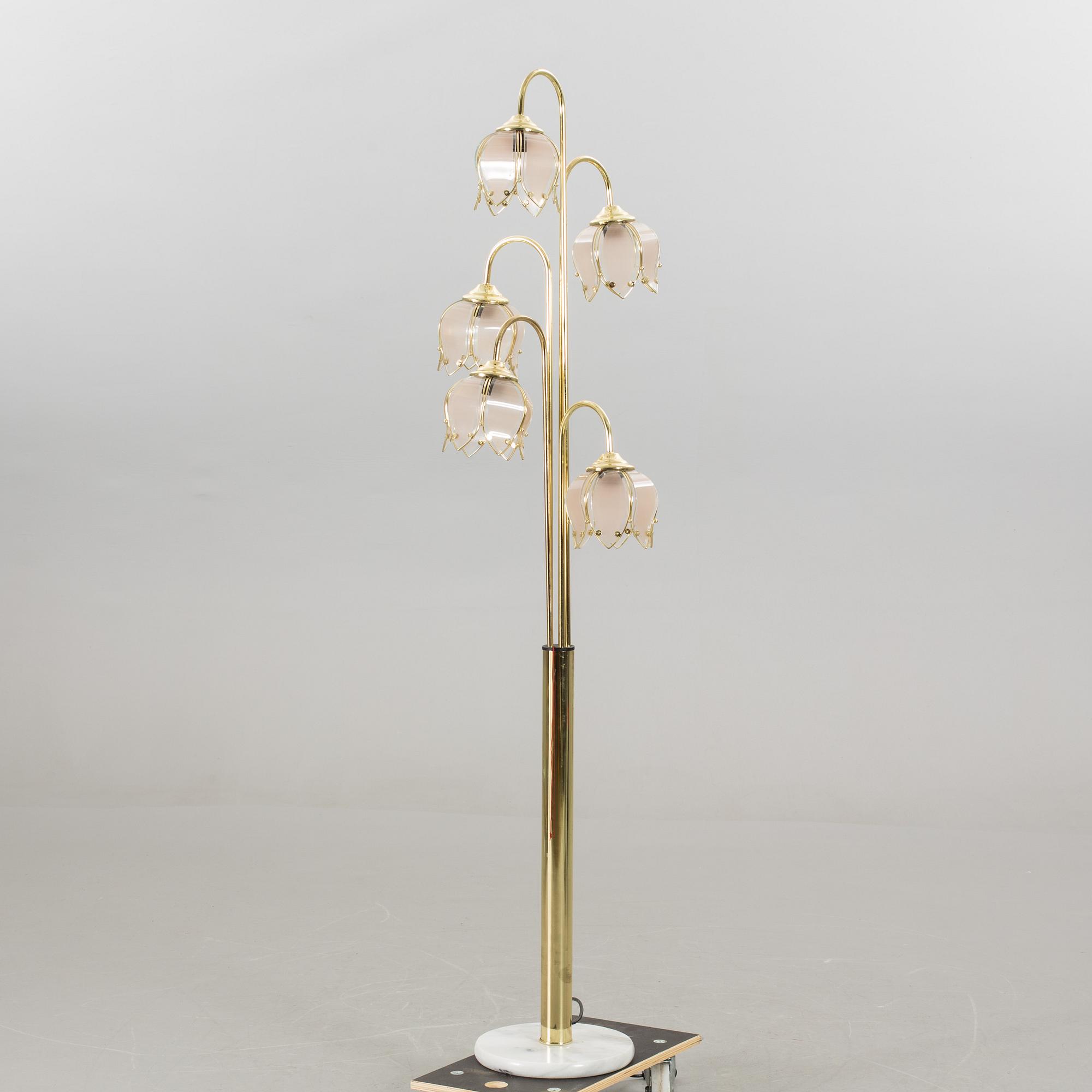 A floor lamp, Cottex, late 20th century,