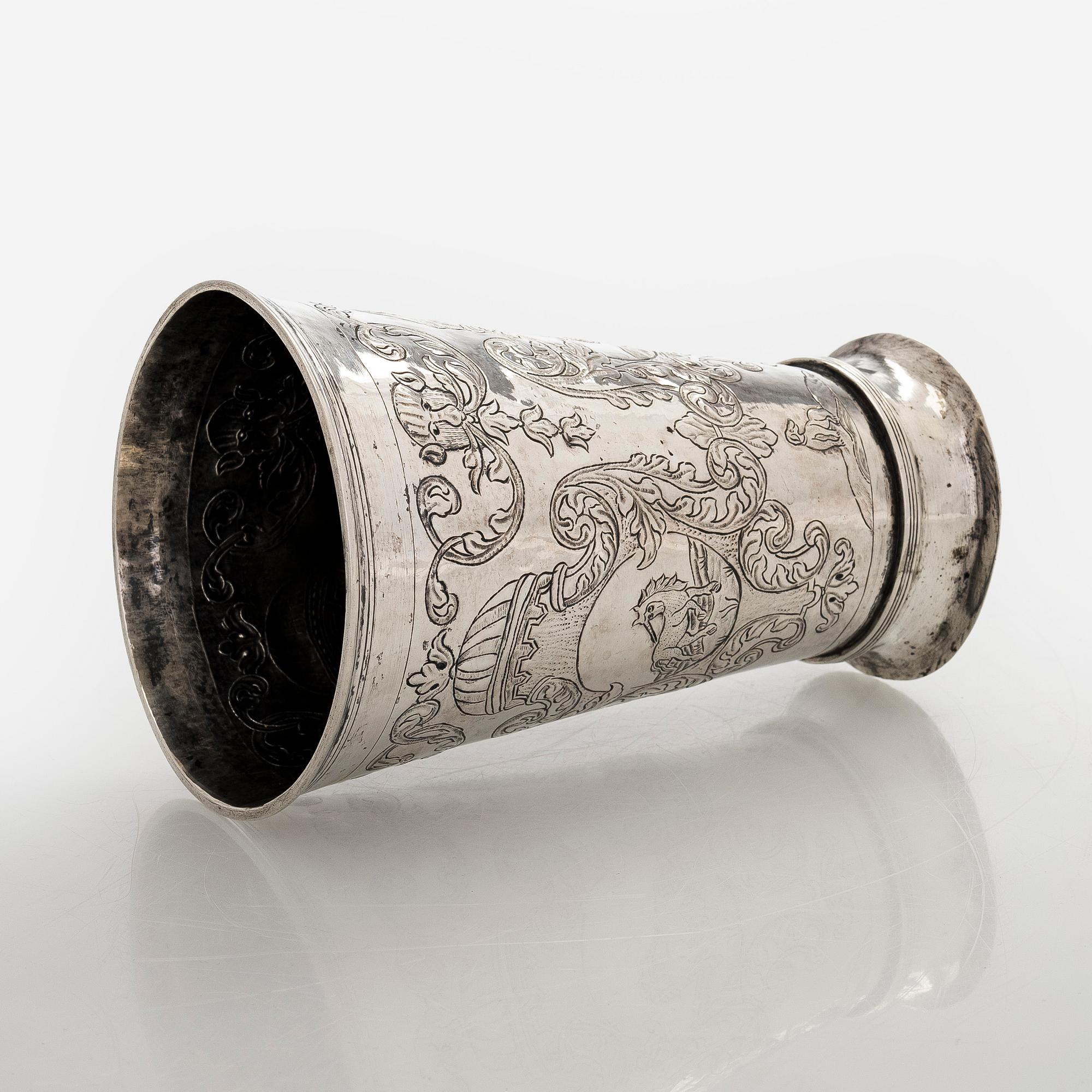 Pikari, hopea, Moskova 1743. Barokki.