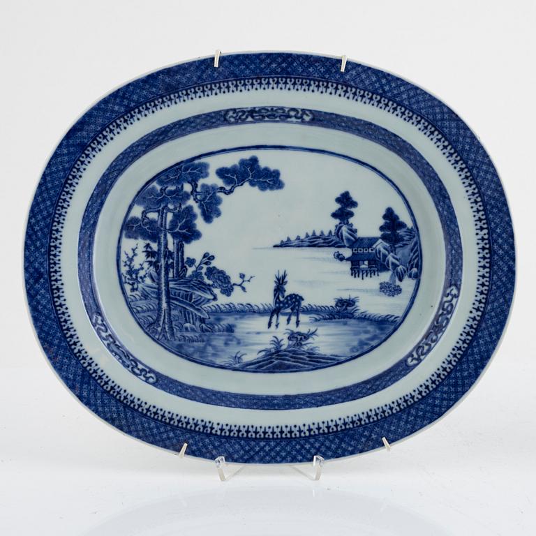 Part set, company porcelain, 7 pieces, China, Qing Dynasty, Qianlong (1736-95).