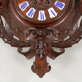 A wall clock, first half of the 20th century.
