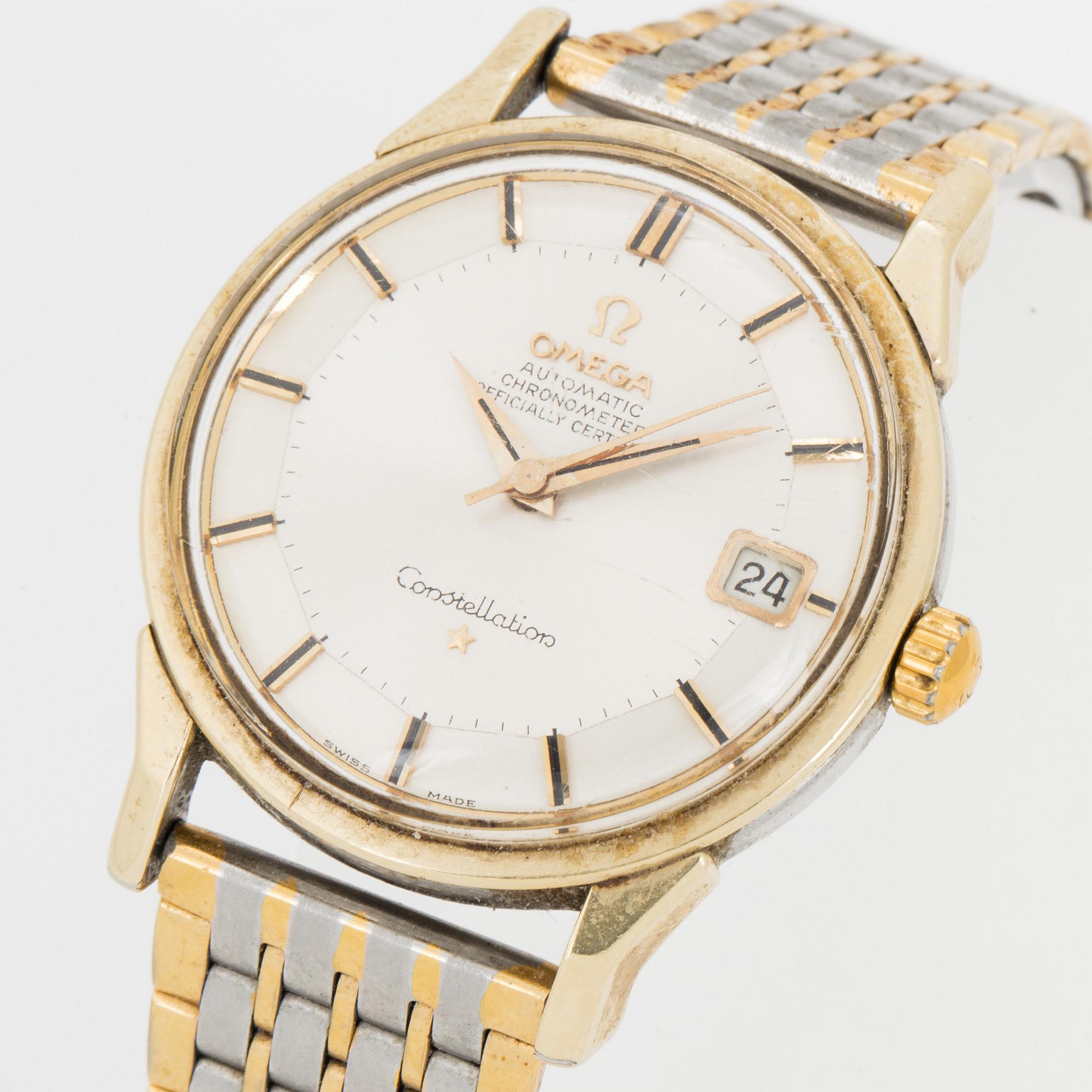 OMEGA, Constellation, Chronometer, wristwatch, 34 mm,