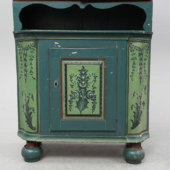 A 19th Century painted cabinet.c.