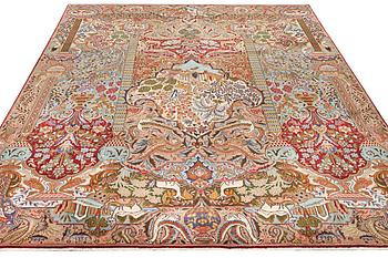 A Kazak carpet, c. 383 x 292 cm.