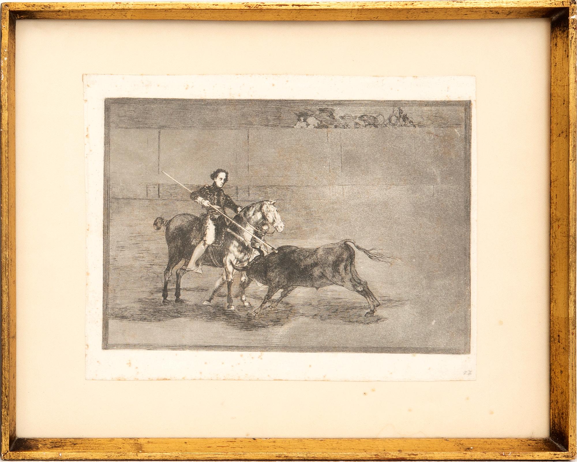 Francisco Goya Y Lucientes, from "Tauromaquia".