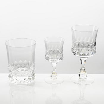 Göran Wärff, glasservis, "Prince", 24 delar, Kosta Boda.
