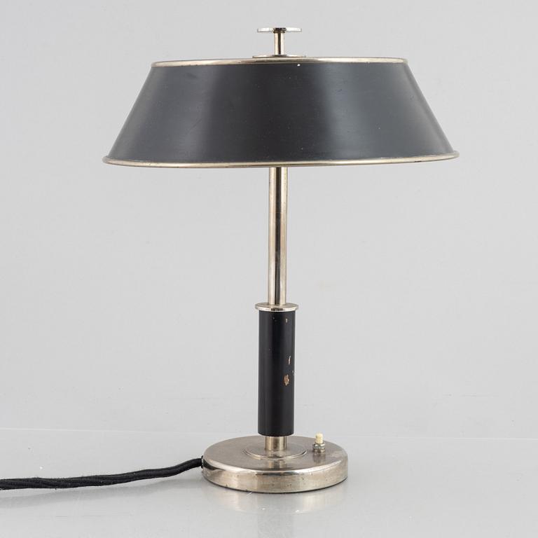 Erik Tidstrand, a table lamp model "29115", Nordiska Kompaniet, 1930s.