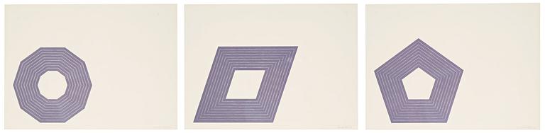 Frank Stella, "Purple Series" (3).