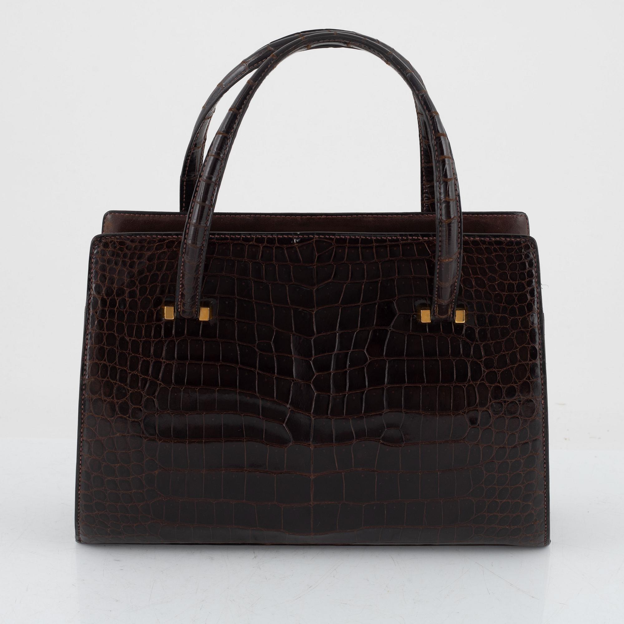 Hermès, väska "Sac Topaze", vintage, tillverkad innan år 1945.