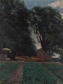 Alma Holsteinson, Under the parasol.