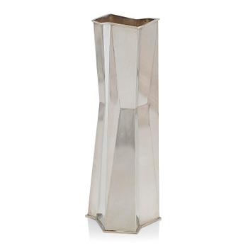 Tapio Wirkkala, a 'TW 6-4' silver vase, Kultakeskus, Hämeenlinna 1961.