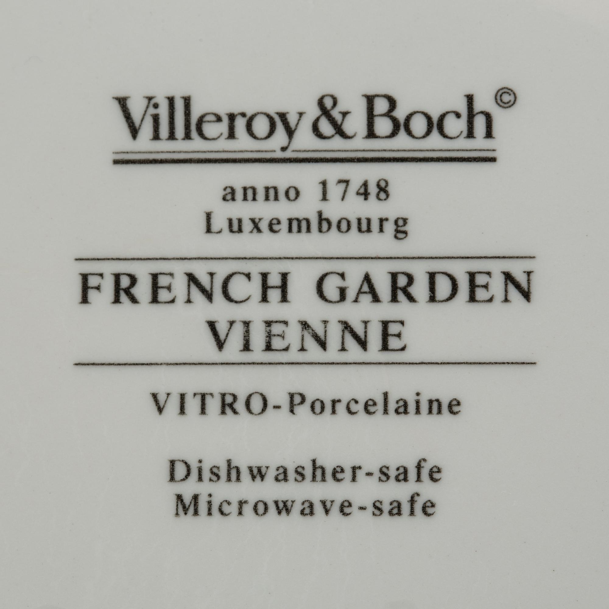 SERVISER, porslin, 24+14 delar, "French Garden Vienne" samt "Basket"Villeroy & Boch.