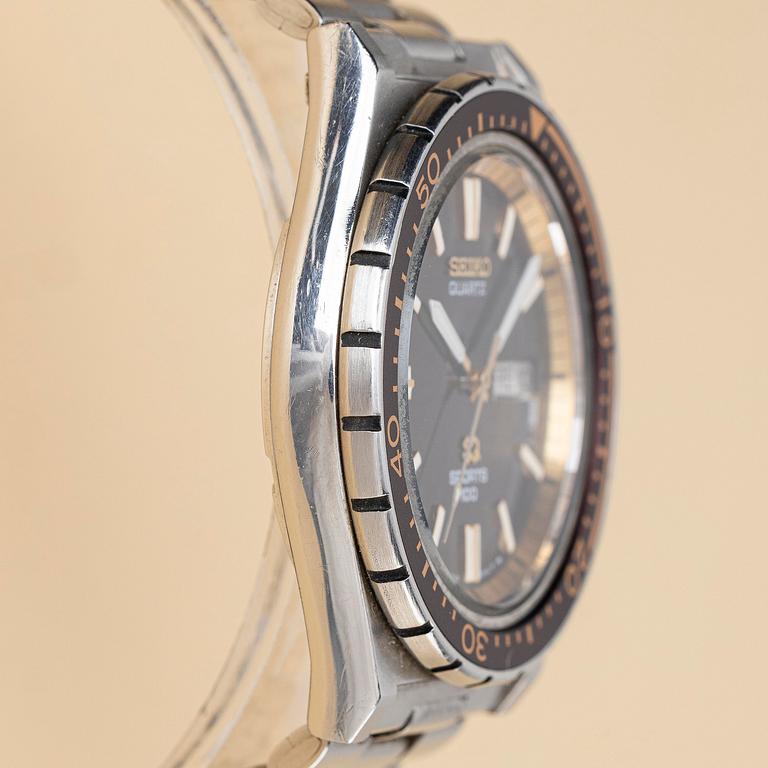 Seiko, Sports 100, "Viggen", “Swedish Armed Forces”, ca 1979.