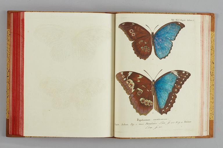 E. J. C. ESPER (1742-1810), 9 vol, Die Schmetterlinge in abbildungen nach der Natur, Erlangen 1777-1801. (9).