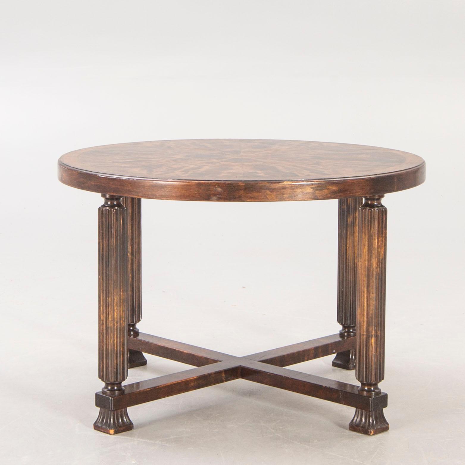 A 1930s Swedish Grace birch table.