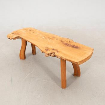 Carl-Axel Beijbom, coffee table/bench, own workshop, Simlingegården Klagstorp, signed and dated 1967.