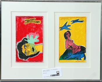 BEVERLOO CORNEILLE, färglitografier, 12 st, sign och numr.