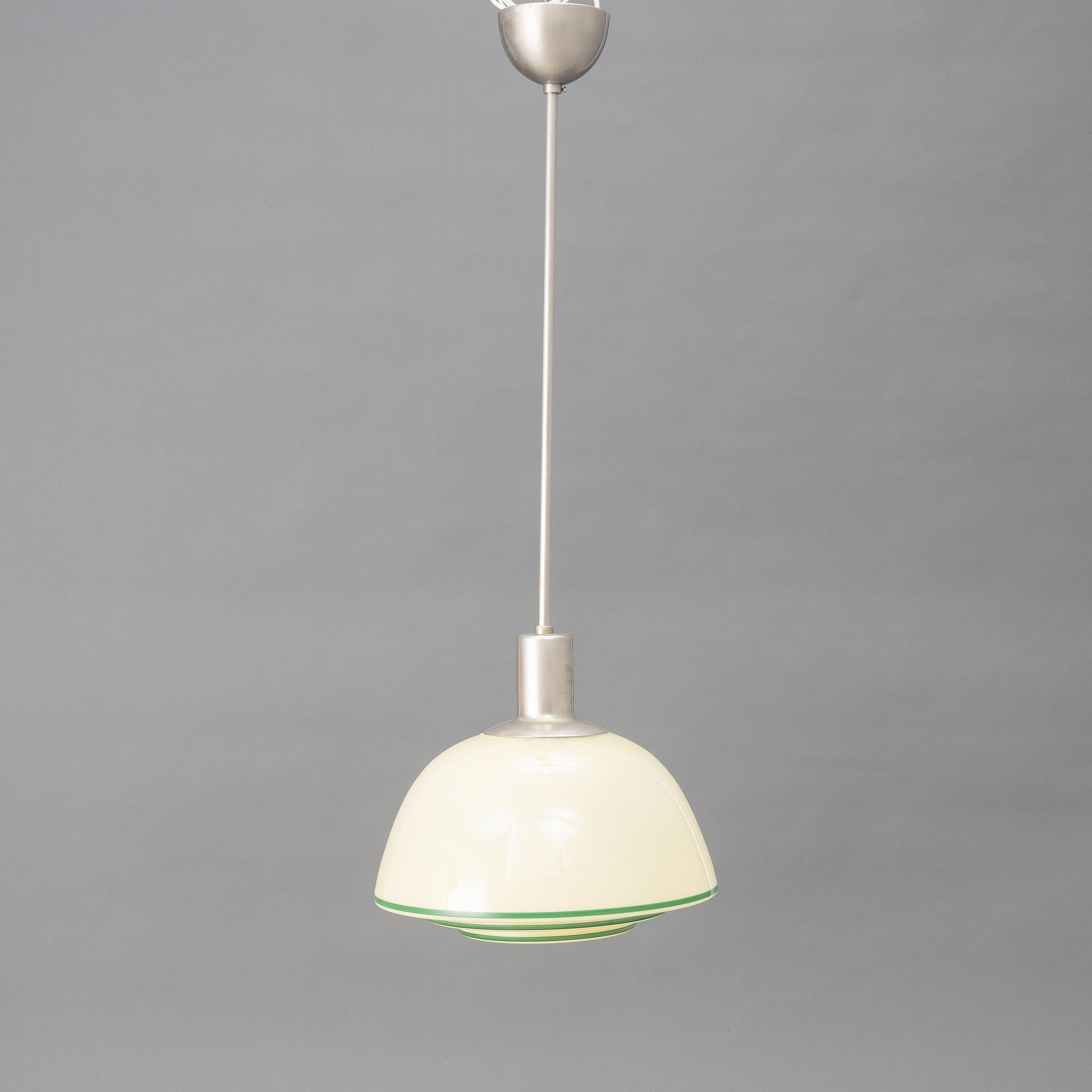 Harald Notini, a ceiling lamp model "10701", Arvid Böhlmarks Lampfabrik, Stockholm, 1930s.