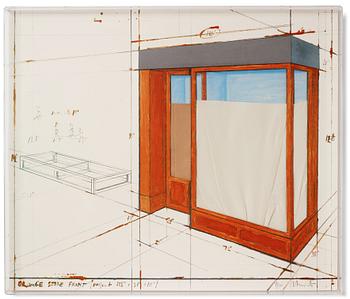 429. Christo & Jeanne-Claude, "Orange Store Front, project".