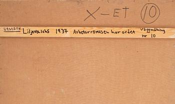 SVEN X:ET ERIXSON, olja på pannå.