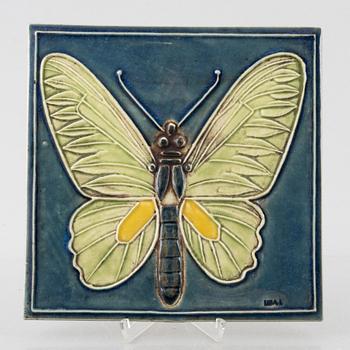 Lisa Larson, väggreliefer, 3 st, stengods, Gustavsberg.