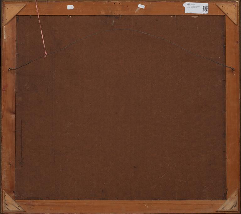 ERNST NORLIND, olja på pannå, signerad.