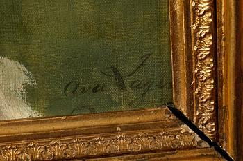 AVA LAGERCRANTZ, oil on canvas, signed and dated 1887.