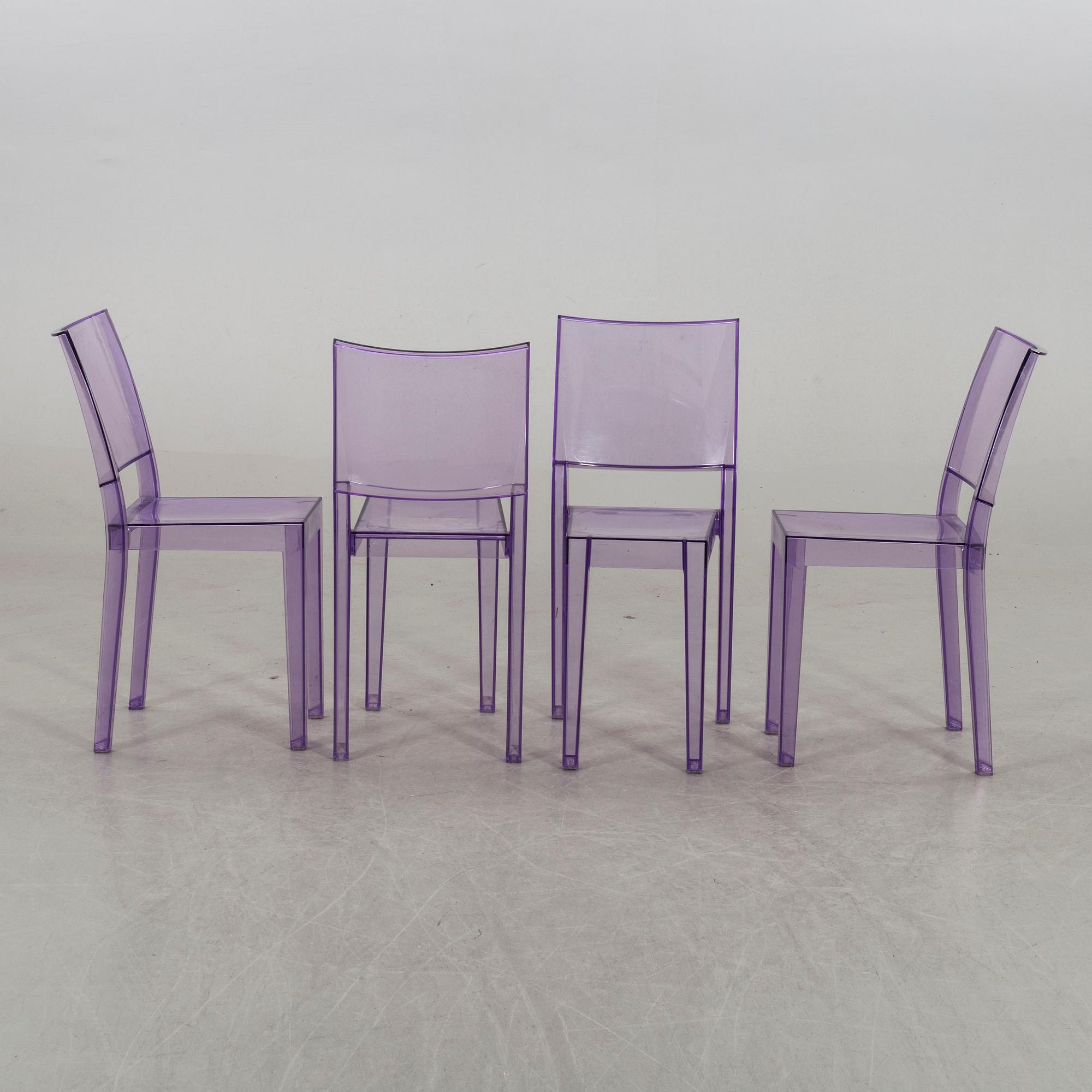 A SET OF 6 PHILIPPE STARCK "LA MARIE" CHAIRS BY KARTELL.