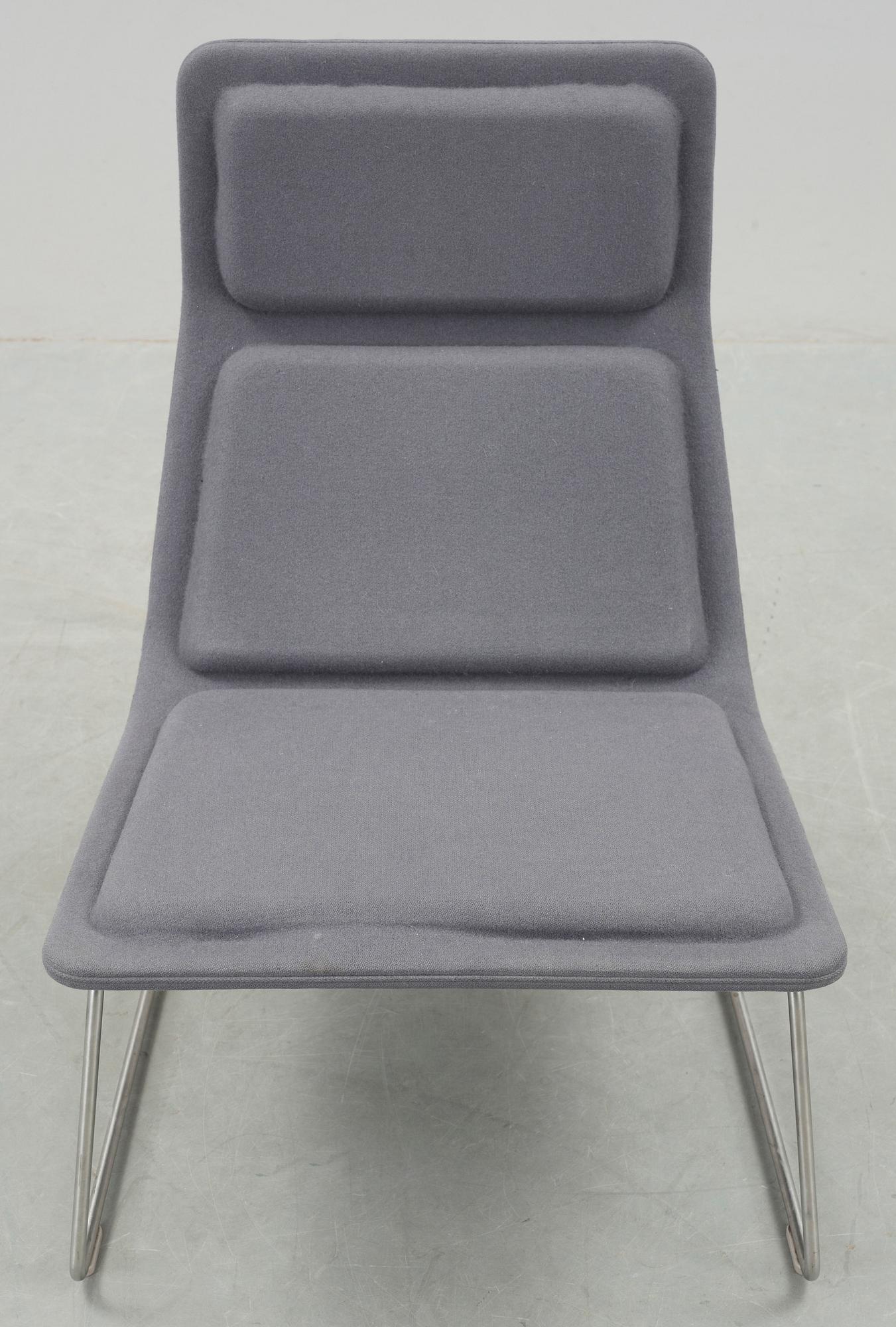 FÅTÖLJ, "Low Pad", Jasper Morrison för Cappelini, Italien.