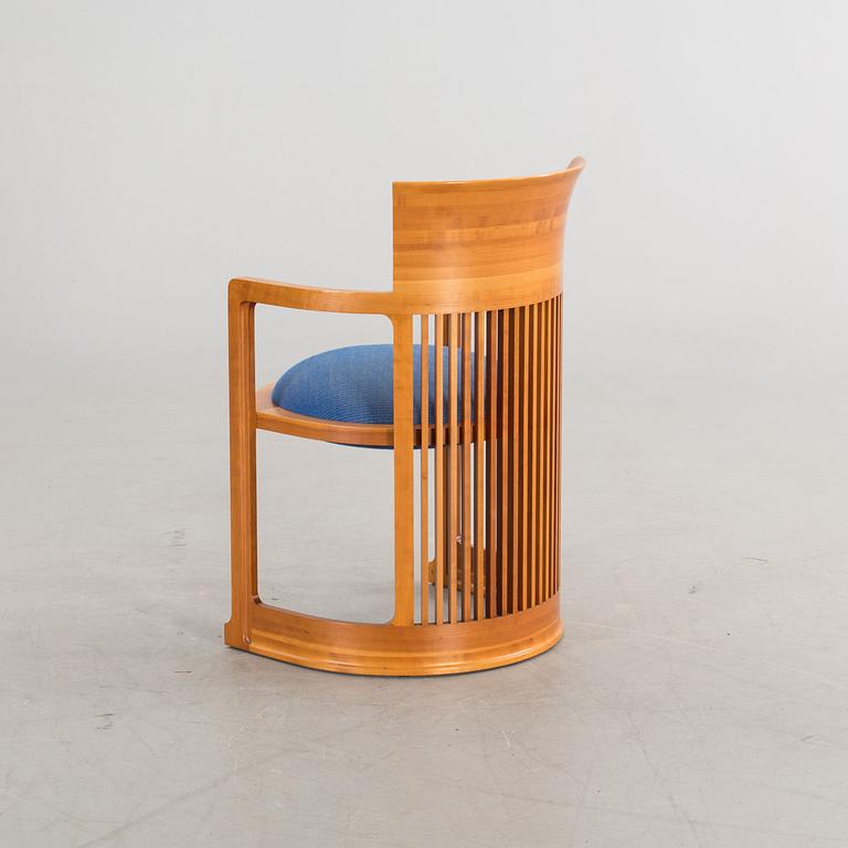 FRANK LLOYD WRIGHT, a numbered "Barrel Chair".