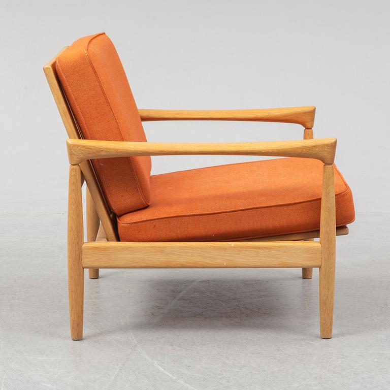 ERIK WÖRTZ, a 'Kolding' oak easy chair from IKEA, 1960's.