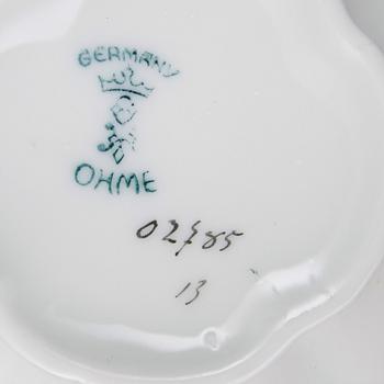 KAFFESERVIS, 19 delar, Ohme, Tyskland, 1900-talets första hälft.