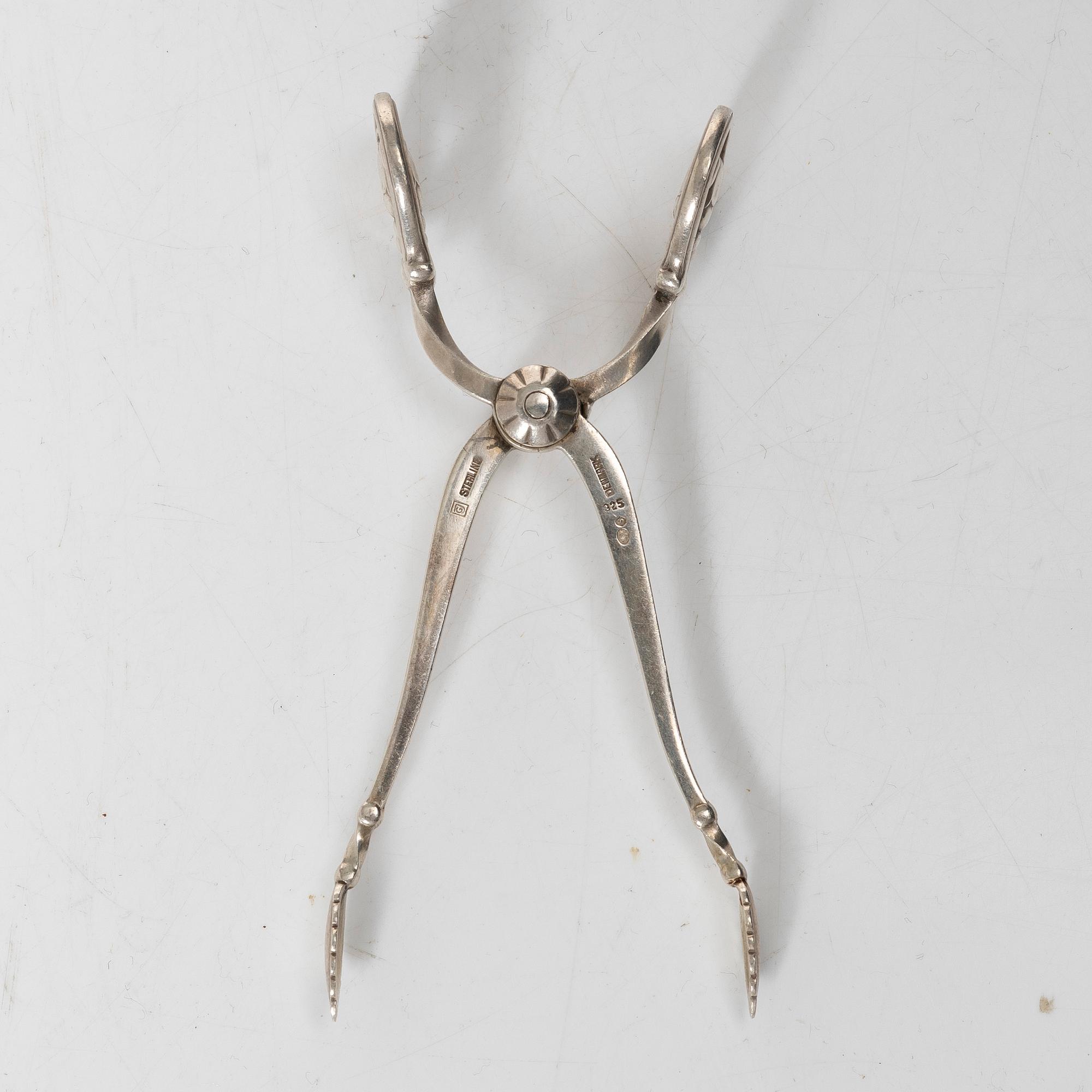 Georg Jensen, sockertång, "Magnolia", sterlingsilver, Danmark.