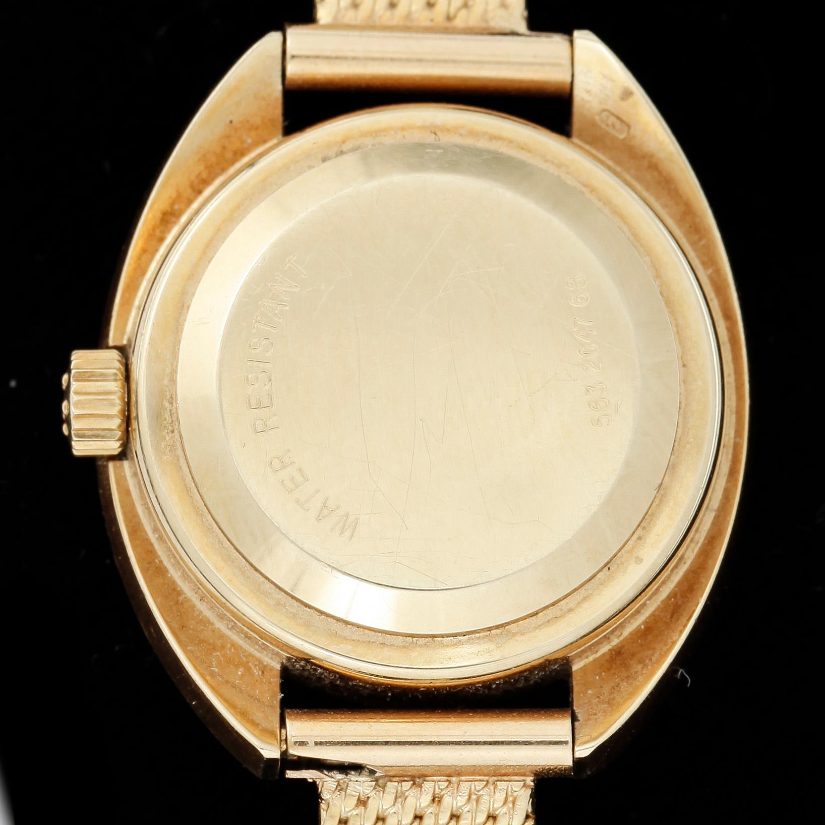 ARMBANDSUR, Eterna Matic, 18k guld.
