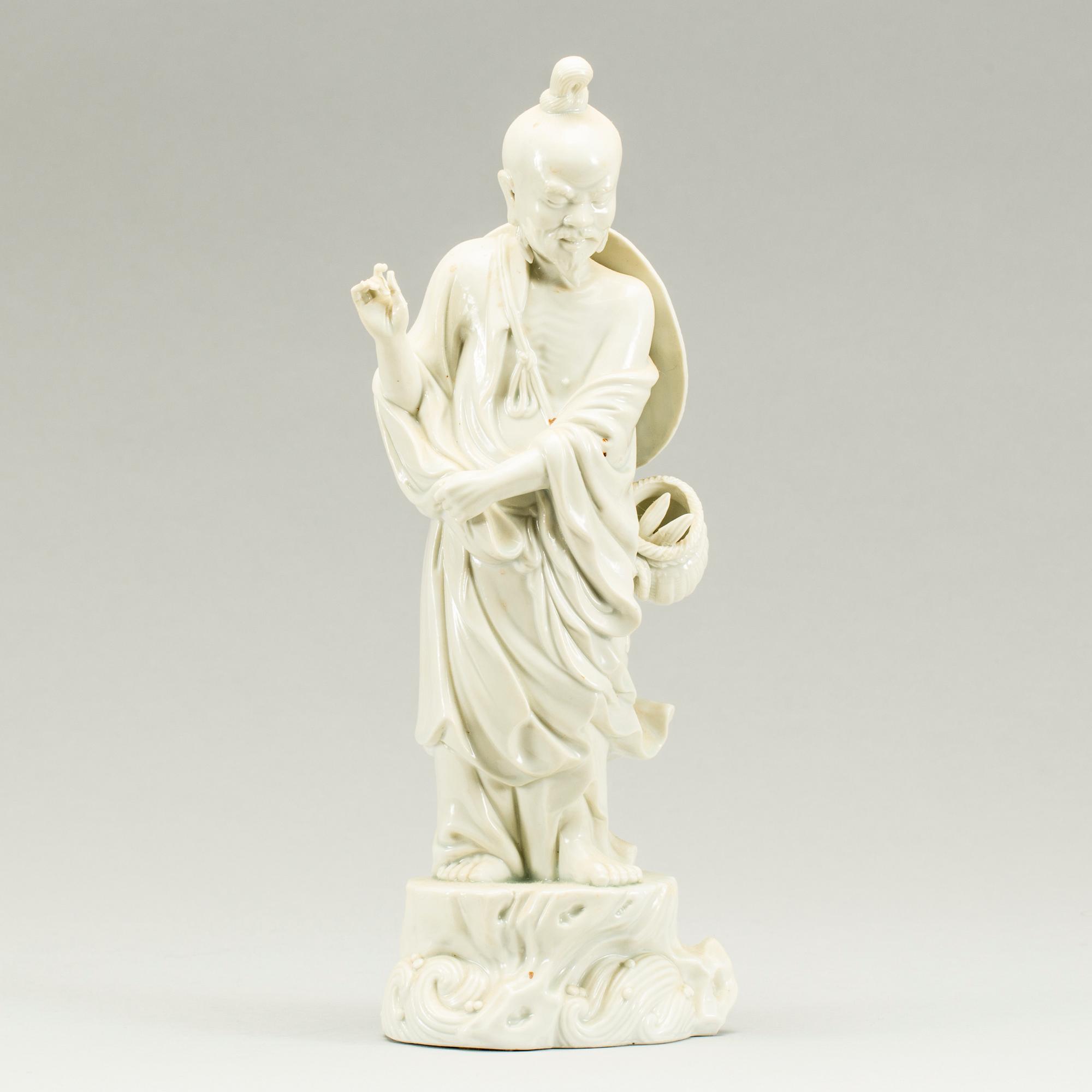 FIGURIN, porslin, blanc de chine, Kina, 1900-tal.