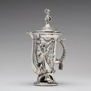 220. Jean-Baptiste Vaillant, kanna/pokal, silver, S:t Petersburg 1858.