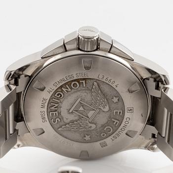 Longines, Conquest, armbandsur, kronograf, 41 mm.