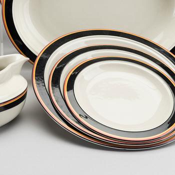 A 75 PCS DINNER SERVIS "REIMARI" INKERI LEIVO FOR ARABIA FINLAND.