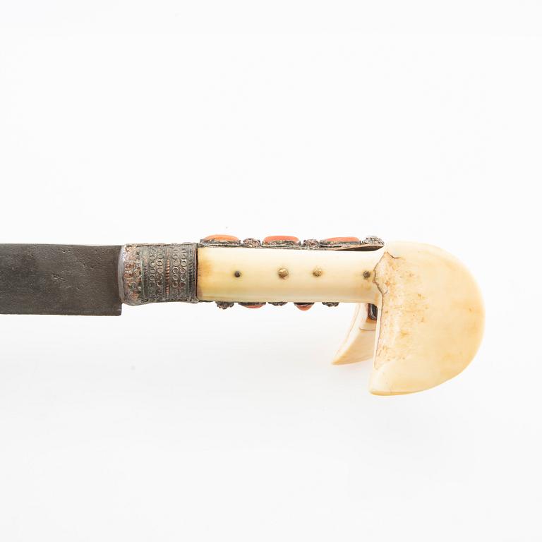 Yataghan, sword, Ottoman 19th century.