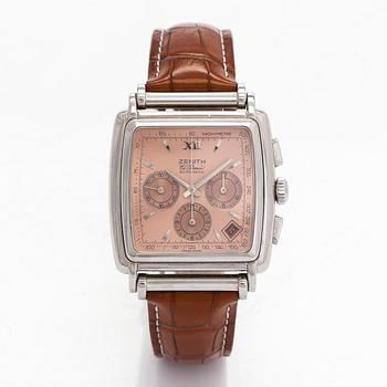 Zenith, El Primero, "Luokka 4" kronografi, rannekello, 37 x 44 mm.