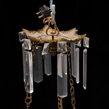 A late 19th Century chandelier.