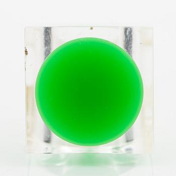 Siv Lagerström, three rings, acrylic plastic, 1970s.