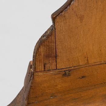 A Rococo armchair, mid 18th century.