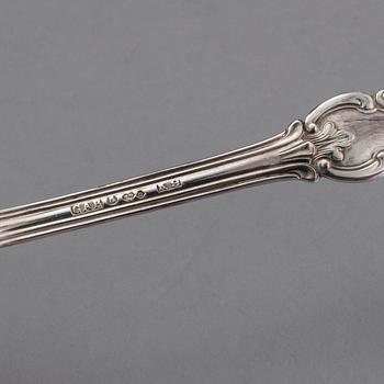 SILVERBESTICK, 44 delar, Sverige, 1900-talets andra hälft. Total vikt 1211 gram.
