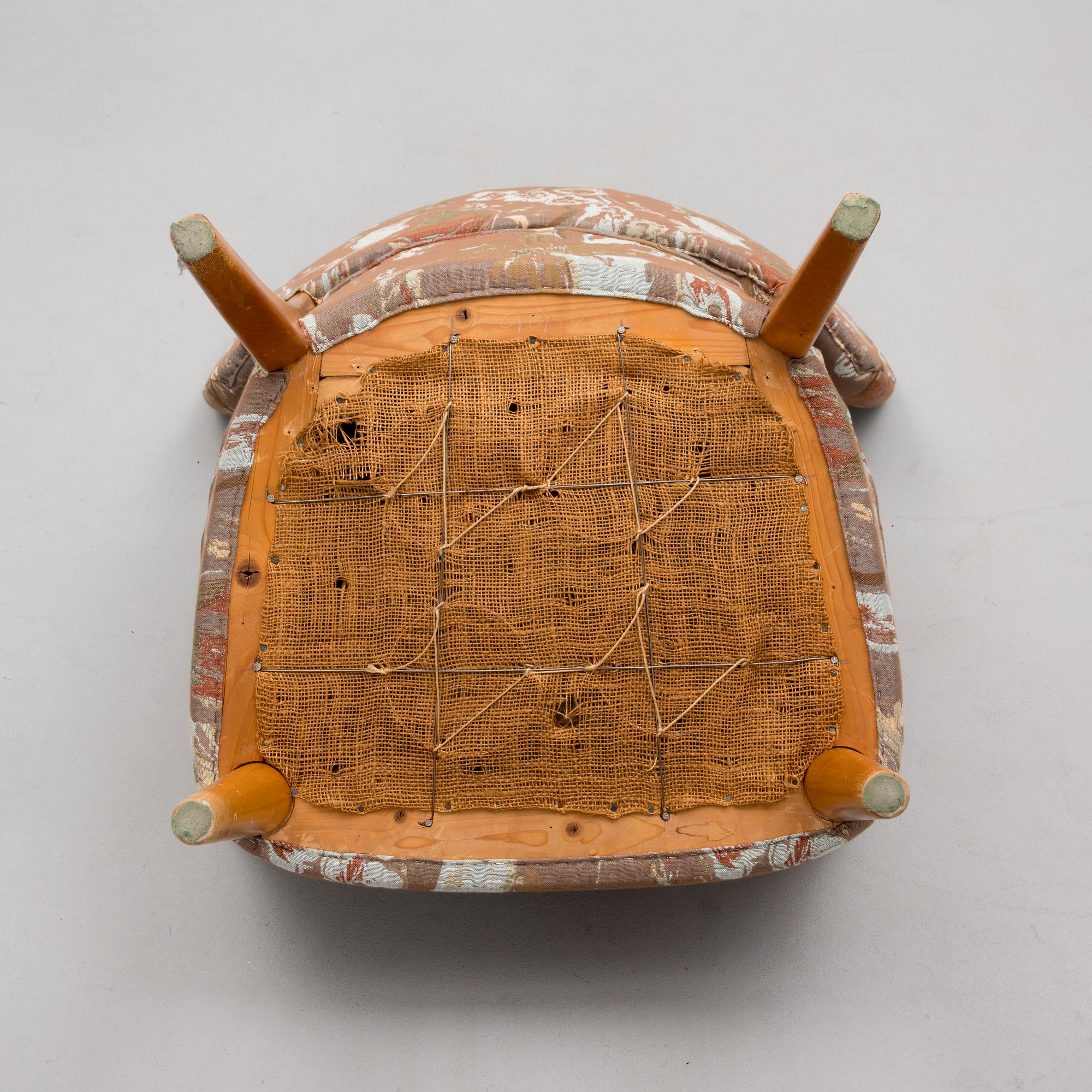 FÅTÖLJ, Lisa-Johansson-Pape, Keravan Puusepät, 1940-luku.