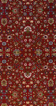 A CARPET, oriental, signed, 230 x 140 cm.